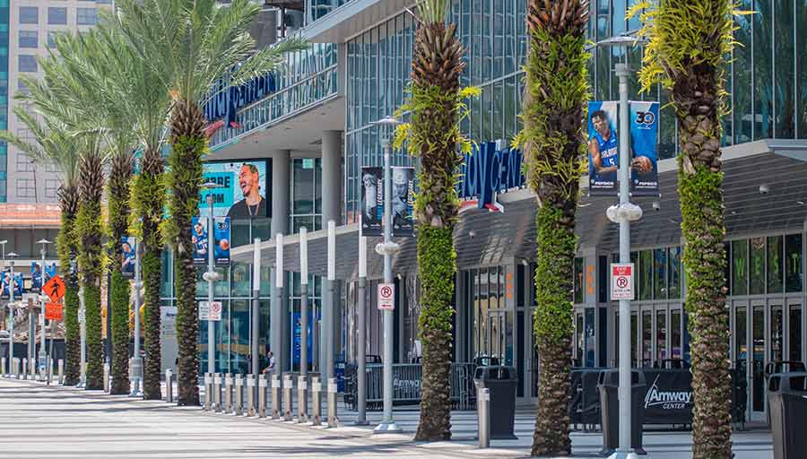 Amway Arena Exterior affected by Florida Statutes
