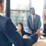 People in a meeting about business partnerships