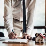 Orlando real estate attorney reviewing legal documents